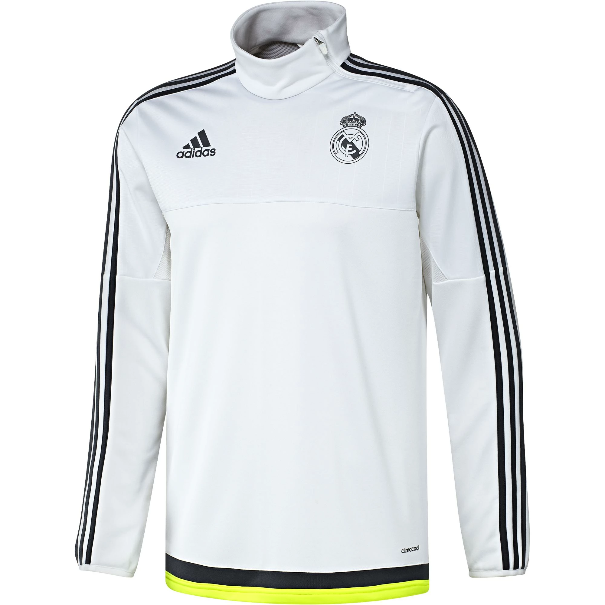 Herren Sweatshirt Adidas Real Madrid Cf Training Top White Sportega