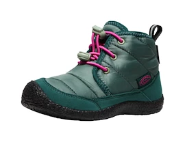 Baby im Freien Keen Howser II Chukka Wp Dark Forest/Fuchsia Purple