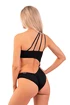 Badehose Nebbia  One Shoulder Asymmetrical Monokini 459 Black