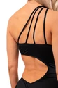 Badehose Nebbia  One Shoulder Asymmetrical Monokini 459 Black