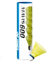 Badmintonbälle Yonex  Mavis 600 Yellow (6 Pack)  Roter Streifen (bis 14°C)