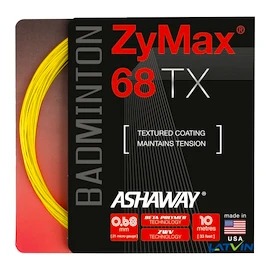 Badmintonsaite Ashaway Zymax 68 TX Optic Yellow Set