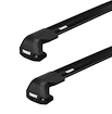 Dachträger Thule Edge Black Mitsubishi Triton Club Cab 2-T Pickup Befestigungspunkte 16-23