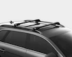 Dachträger Thule Edge Black Opel Zafira Tourer 5-T MPV Bündige Schienen 12+