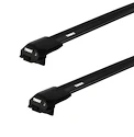 Dachträger Thule Edge Black Toyota Land Cruiser 150 5-T SUV Dachreling 09-23