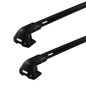 Dachträger Thule Edge Black Toyota Land Cruiser Prado 5-T SUV Normales Dach 09-23