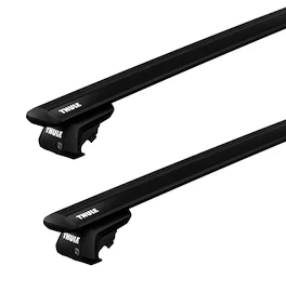 Dachträger Thule mit EVO WingBar Black Audi A4 Allroad 5-T Estate Dachreling 16-24