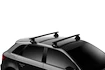 Dachträger Thule mit EVO WingBar Black Chevrolet Silverado HD Crew Cab 4-T Pickup Normales Dach 20+