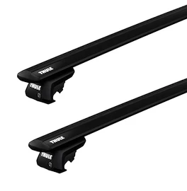 Dachträger Thule mit EVO WingBar Black Chevrolet Trans Sport 4-T MPV Dachreling 00-05