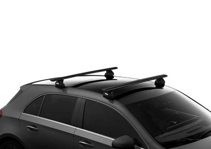 Dachträger Thule mit EVO WingBar Black Citroën Dispatch 5-T Van Befestigungspunkte 07-16