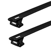 Dachträger Thule mit EVO WingBar Black Land Rover Range Rover Sport (L494) 5-T SUV Bündige Schienen 14-22