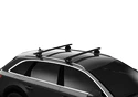 Dachträger Thule mit EVO WingBar Black Opel Astra 5-T Estate Bündige Schienen 04-06