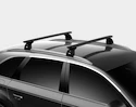 Dachträger Thule mit EVO WingBar Black Opel Vita 3-T Hatchback Befestigungspunkte 04-06