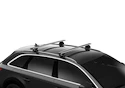 Dachträger Thule mit EVO WingBar Jaguar XF Sportbreak 5-T Estate Bündige Schienen 18+