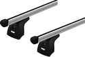 Dachträger Thule mit ProBar Jeep Commander (Standard Crossbars) 5-T SUV T-Profil 06+