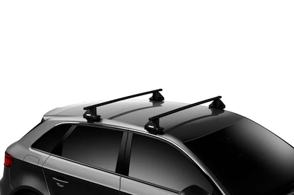 Dachträger Thule mit SquareBar Audi Q5 Sportback 5-T SUV Normales Dach 21+