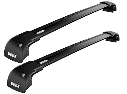 Dachträger Thule WingBar Edge Black Jaguar XF Sportbrake 5-T Estate Bündige Schienen 12-16