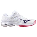 Damen Hallenschuhe Mizuno  Wave VOLTAGE 2 W White/Violet Indigo