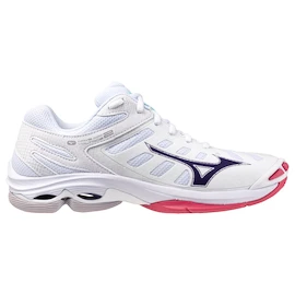 Damen Hallenschuhe Mizuno Wave VOLTAGE 2 W White/Violet Indigo