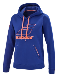 Damen Hoodie Babolat  Exercise Hood Sweat Estate Blue M