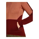 Damen Hoodie Icebreaker Merino 400 RealFleece Descender LS Z Cedar Wood/Port/Cb