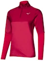 Damen Hoodie Mizuno  Hybrid LS HZ /Rose Red XS