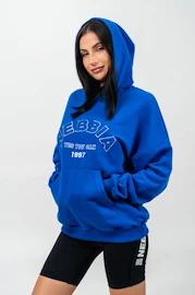 Damen Hoodie Nebbia  Branded Oversized Hoodie blue