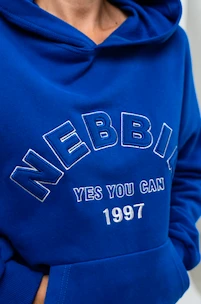 Damen Hoodie Nebbia  Branded Oversized Hoodie blue