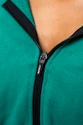 Damen Hoodie Nebbia  Cropped Zip-Up Hoodie green