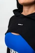 Damen Hoodie Nebbia  Designer Cropped Hoodie black