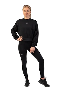 Damen Hoodie Nebbia  Loose Fit Sweatshirt "Feeling Good" 420 black M/L