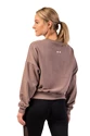 Damen Hoodie Nebbia  Loose Fit Sweatshirt "Feeling Good" 420 brown