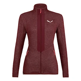 Damen Hoodie Salewa Rocca 2 PL W FZ Syrah Melange