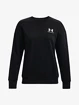 Damen Hoodie Under Armour  Essential Fleece Crew-BLK