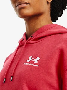 Damen Hoodie Under Armour  Essential Fleece Hoodie-RED