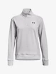 Damen Hoodie Under Armour  Fleece QZ-GRY