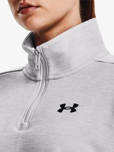 Damen Hoodie Under Armour  Fleece QZ-GRY M