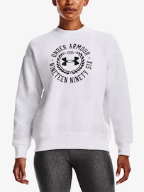 Damen Hoodie Under Armour Rival Fleece Crest Grp Crew-WHT