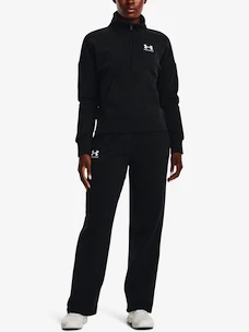 Damen Hoodie Under Armour  Rival Fleece HZ-BLK