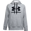 Damen Hoodie Under Armour  Rival Fleece Logo Hoodie grey