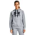 Damen Hoodie Under Armour  Rival Fleece Logo Hoodie grey