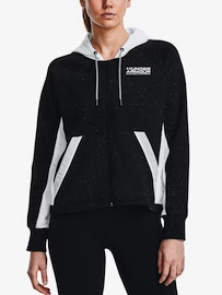 Damen Hoodie Under Armour Rival + FZ Hoodie-BLK