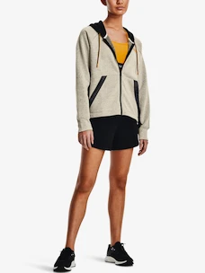 Damen Hoodie Under Armour  Rival + FZ Hoodie-BRN M