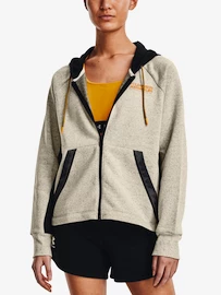 Damen Hoodie Under Armour Rival + FZ Hoodie-BRN