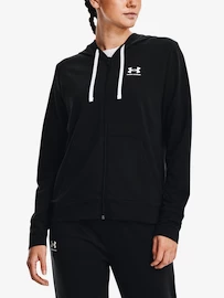 Damen Hoodie Under Armour Rival Terry FZ Hoodie-BLK