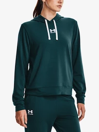 Damen Hoodie Under Armour Rival Terry Hoodie-GRN