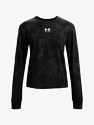 Damen Hoodie Under Armour  Rival Terry Print Crew-BLK