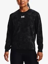 Damen Hoodie Under Armour  Rival Terry Print Crew-BLK