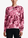 Damen Hoodie Under Armour  Rival Terry Print Crew-PNK