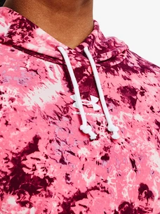 Damen Hoodie Under Armour  Rival Terry Print Hoodie-PNK